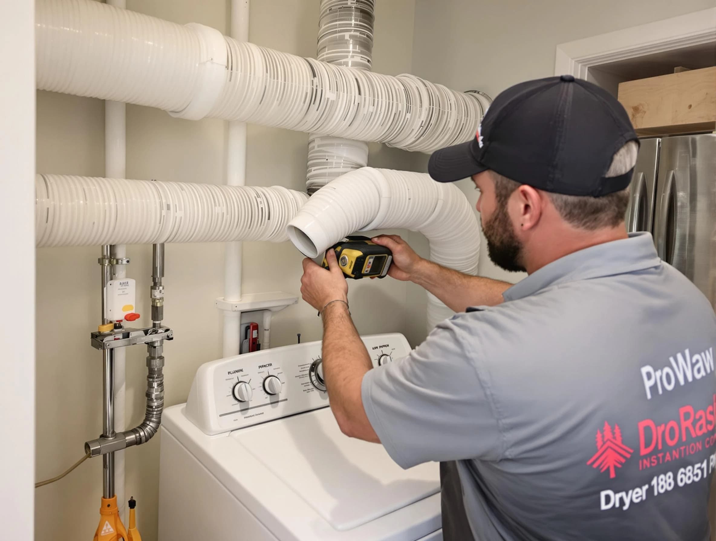 Professional dryer vent hose installation by Fairview Dryer Vent Cleaning in Fairview