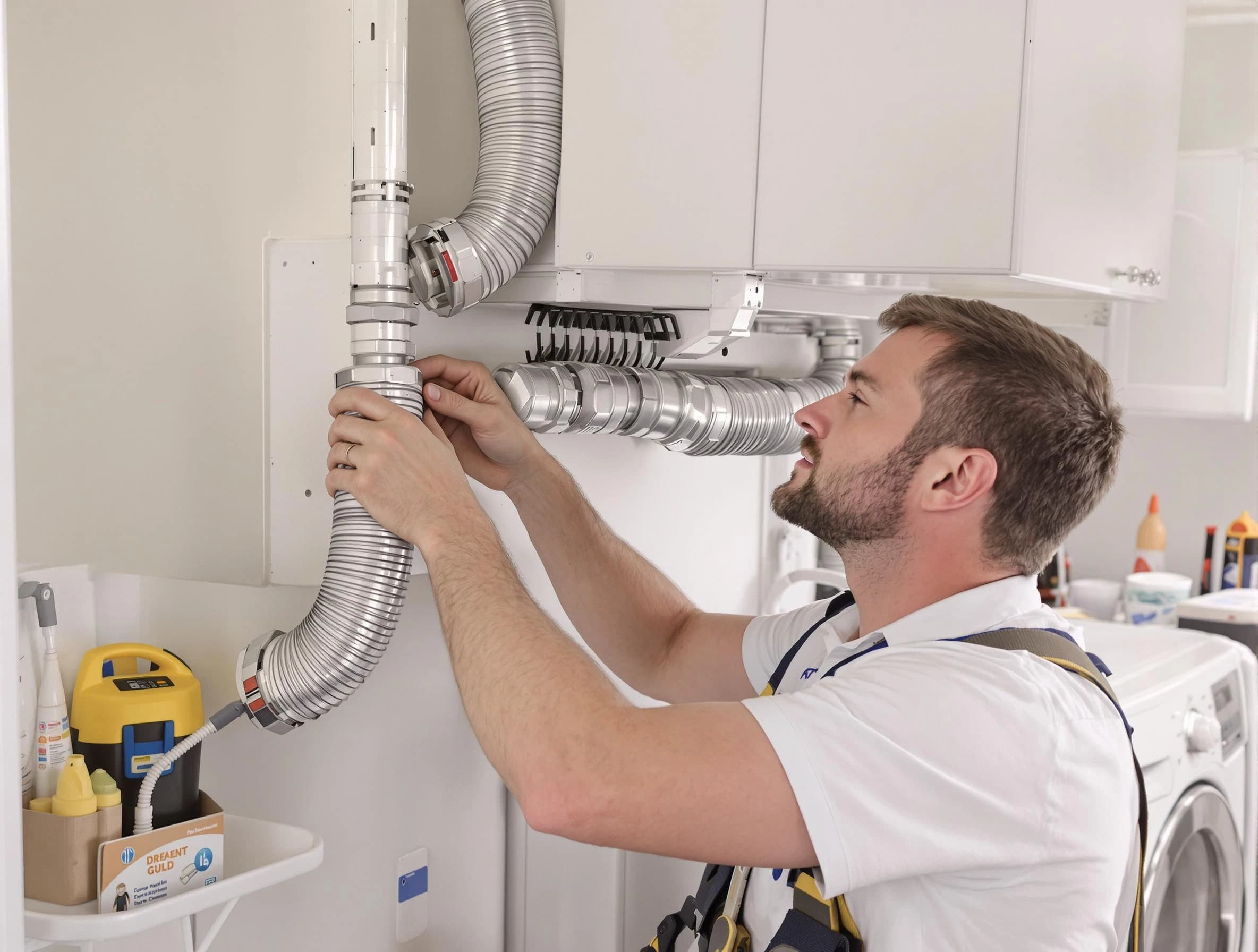 Professional dryer vent repair and installation by Fairview Dryer Vent Cleaning in Fairview