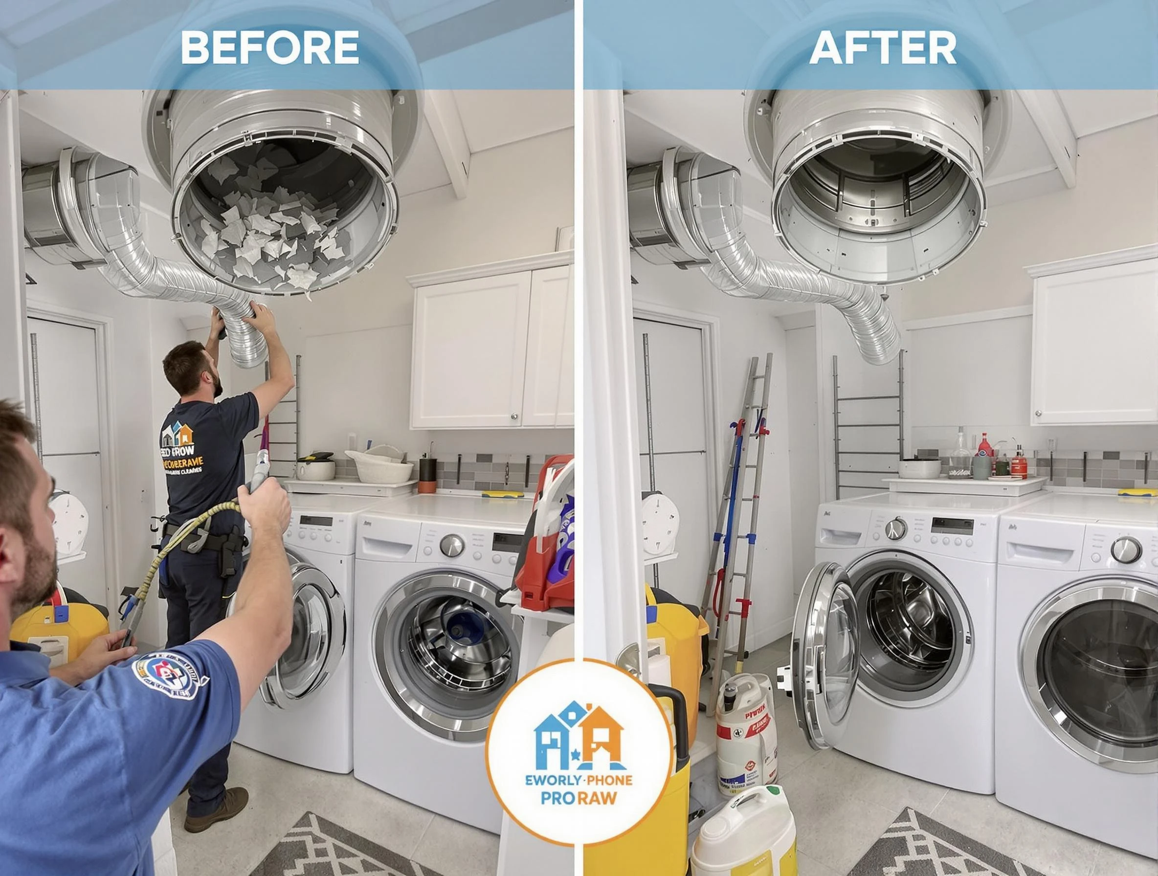 Residential dryer vent cleaning by Fairview Dryer Vent Cleaning in Fairview